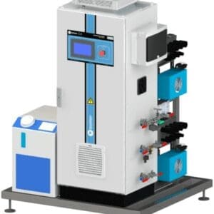 Compact air-cooled ozone generator with high ozone concentration,