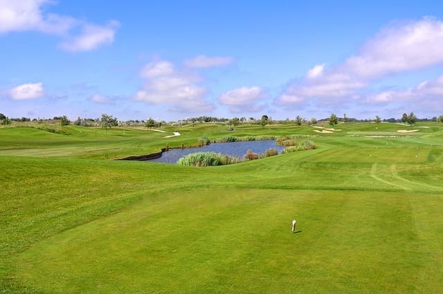 Use of ozone on golf courses