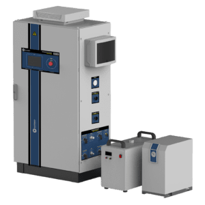 Includes a glycol-cooled ozone generation module, oil-free double-piston air compressor, air drying system, 95% purity oxygen