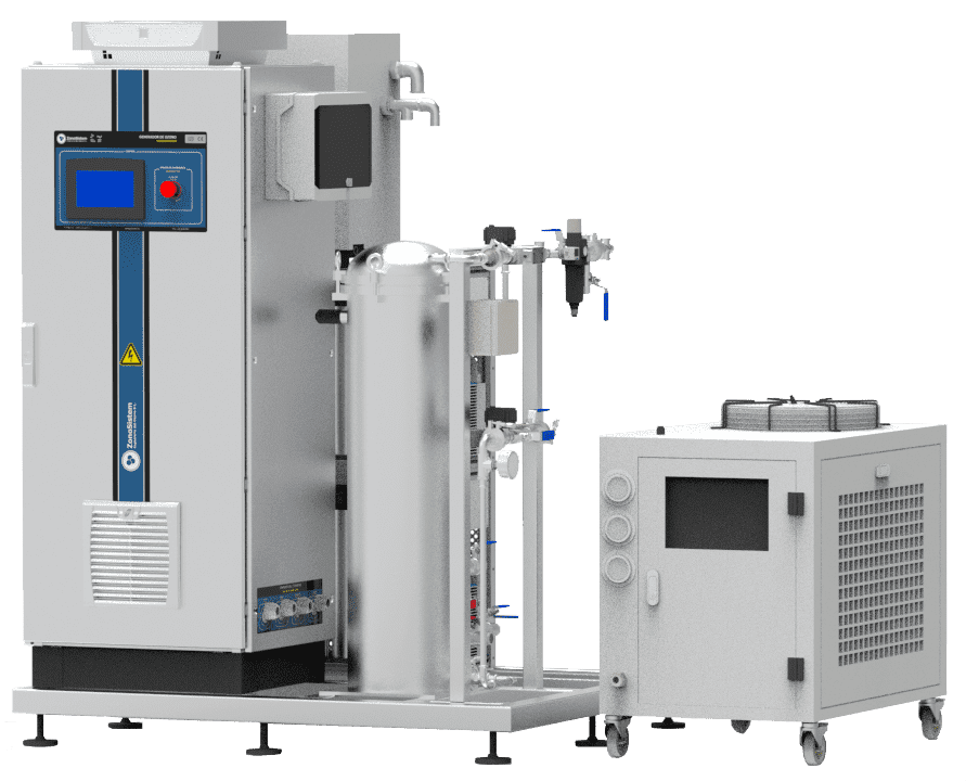 The GRZO500-EPSF is a state-of-the-art industrial ozone generator