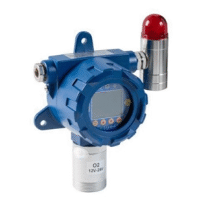 Oxygen leak sensor for industrial ozone system