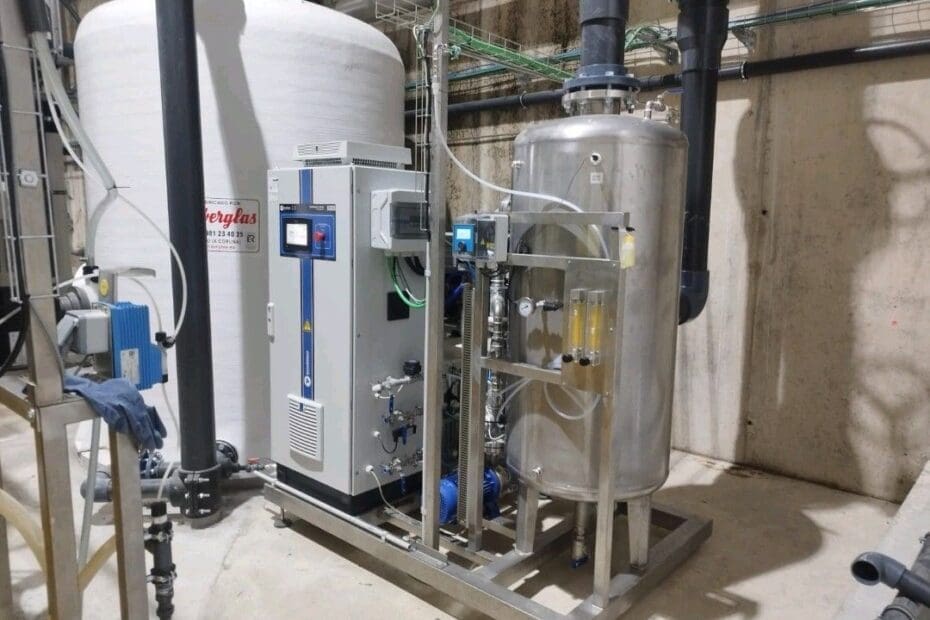 ozone clean-in-place disinfection solution