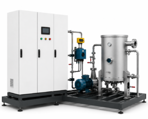 Industrial ozone water treatment rental skid