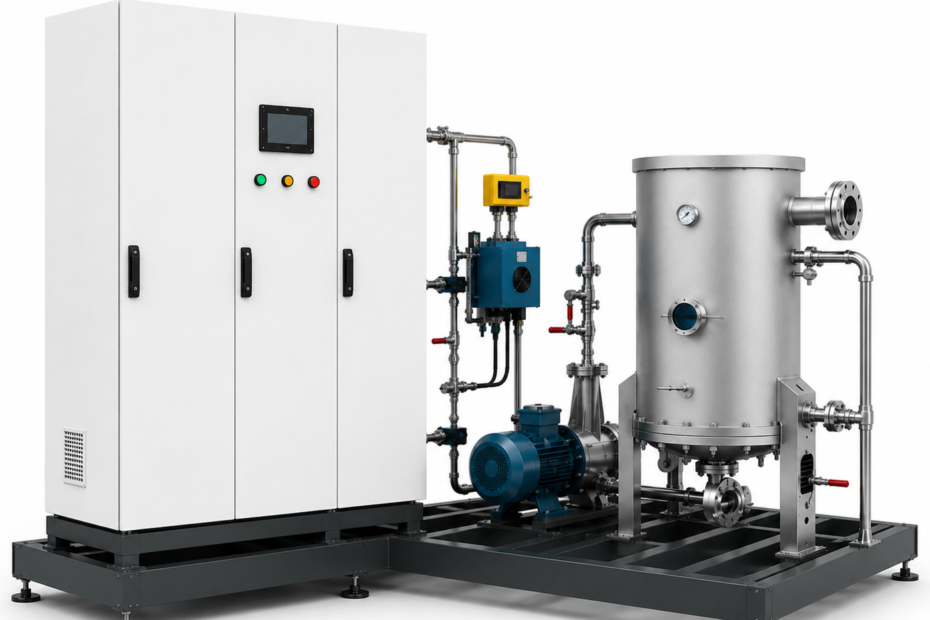 Industrial ozone water treatment rental skid